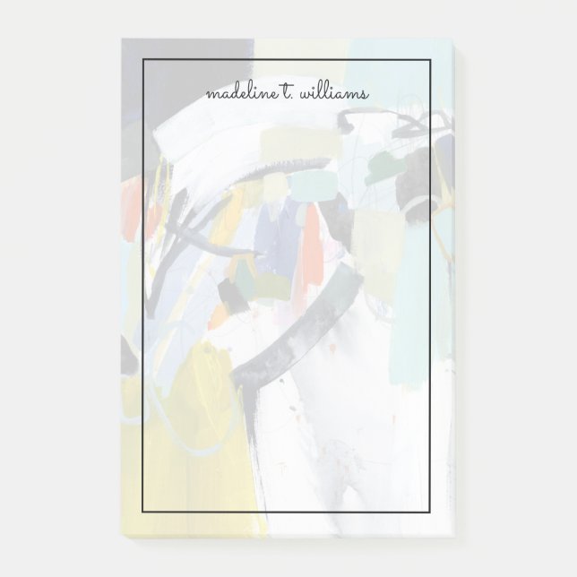 Scarborough Fair - Abstrakt Post-it Klebezettel (Vorderseite)