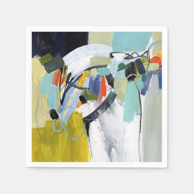 Scarborough Fair - Abstrakt Serviette (Vorderseite)