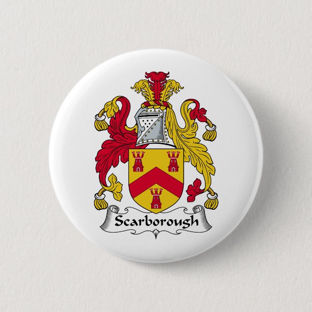 Scarborough-Familienwappen Button (Vorderseite)