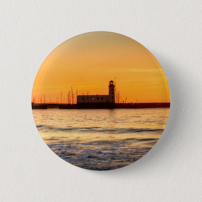Scarborough Lighthouse Button (Vorderseite)