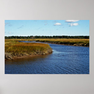 Scarborough Marsh (Salzwasser) Maine Poster