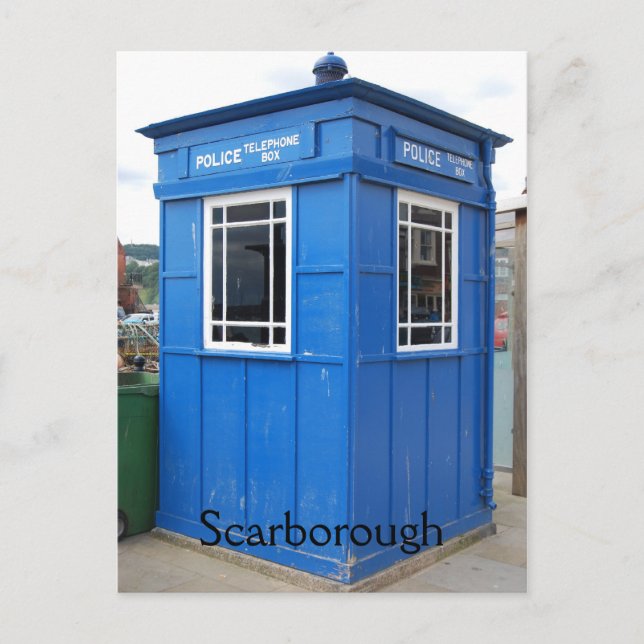 Scarborough Postkarte (Vorderseite)