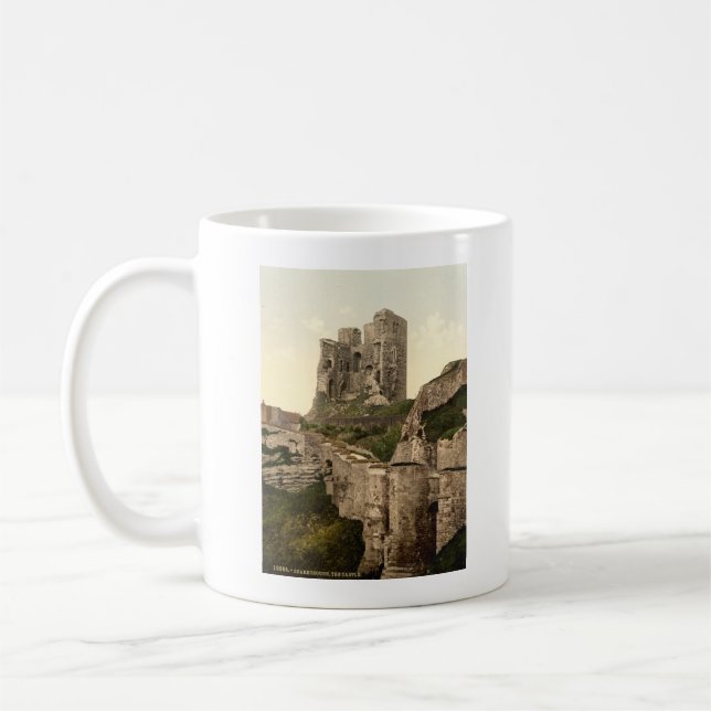 Scarborough-Schloss, Scarborough, Yorkshire, Tasse (Links)