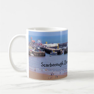 Scarborough-Strand, England-Panorama-Tasse Tasse