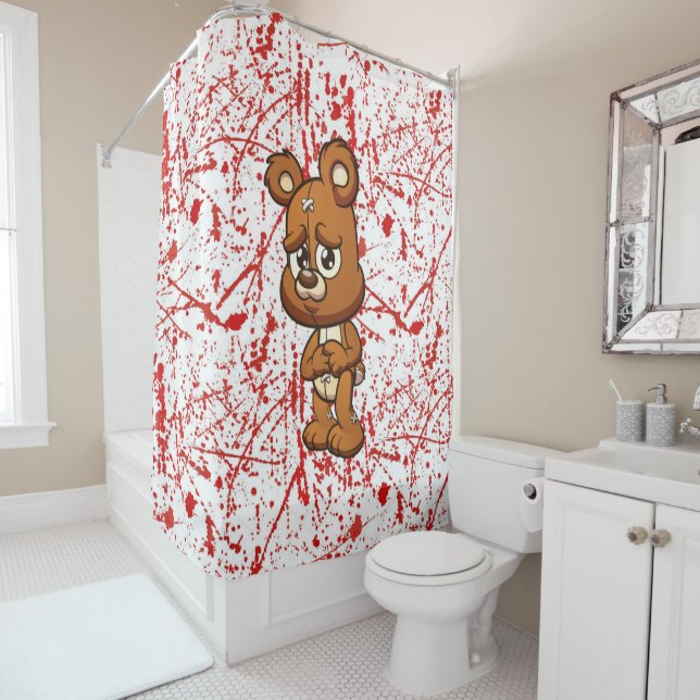 Scare Bear Duschvorhang (Beispiel)