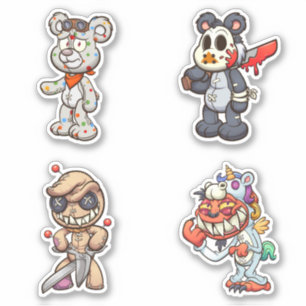 Scare Bear - Horror Aufkleber