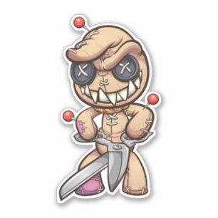 Scare Bear - Voodoo Aufkleber