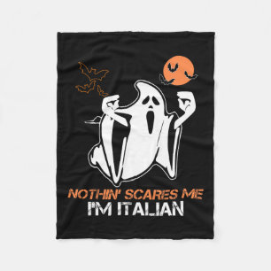 Scare Me I'm Italian Ghost Halloween Costume Fleecedecke