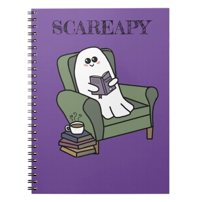 Scareapy Journal Lila Notizblock (Vorderseite)