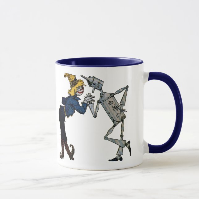 Scarecrow and Tin Man Keramik Tasse (Rechts)