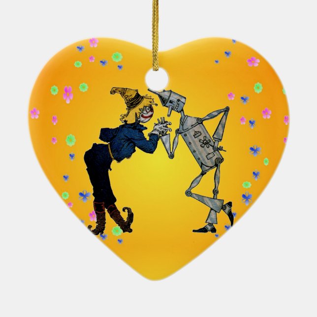 Scarecrow and Tin Man Keramikornament (Hinten)