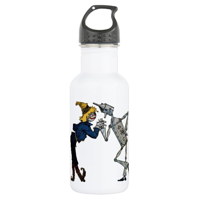 Scarecrow and Tin Man Trinkflasche (Vorderseite)