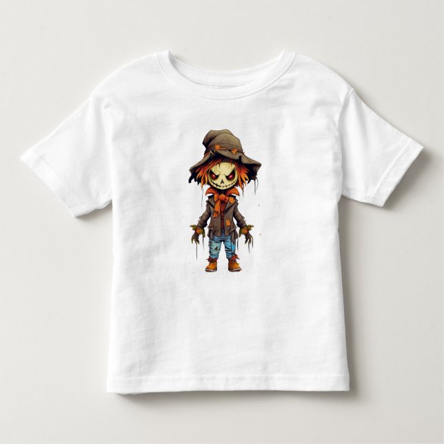 Scarecrow Halloween Kleinkind T-shirt (Vorderseite)