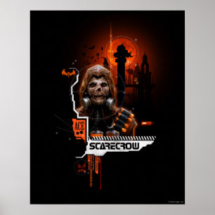 Scarecrow Orange Grafik Poster