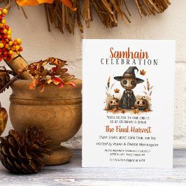 Scarecrow Samhain Harvest Halloween-Party Einladung