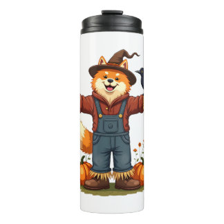 Scarecrow Samoyed Dog Thermosbecher