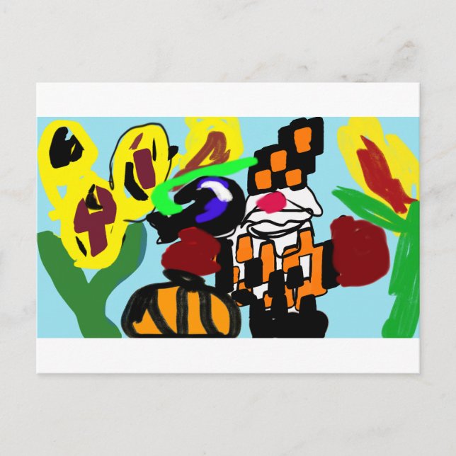 Scarecrow Spaß Postkarte (Vorderseite)