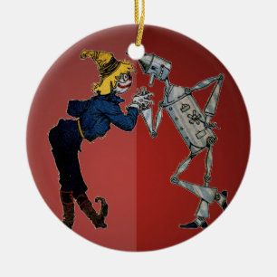 Scarecrow und Zinn Man Ornament