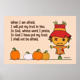 Scarecrow, wenn ich Angst habe Poster