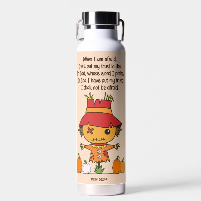 Scarecrow, wenn ich Angst habe Trinkflasche (Vorne)