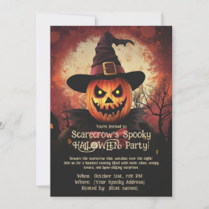 Scarecrow's Spooky-Halloween-Party! Einladung