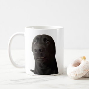 Scared Dog Meme Tasse doppelseitig