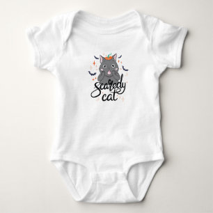 Scaredy Cat Baby Strampler