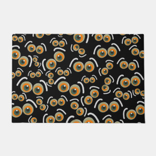 Scaredy Cat Halloween Boo Eyes Bat Fußmatte