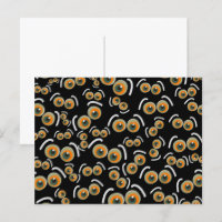 Scaredy Cat Halloween Boo Eyes Bat