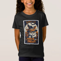 Scaredy Cat Halloween T - Shirt