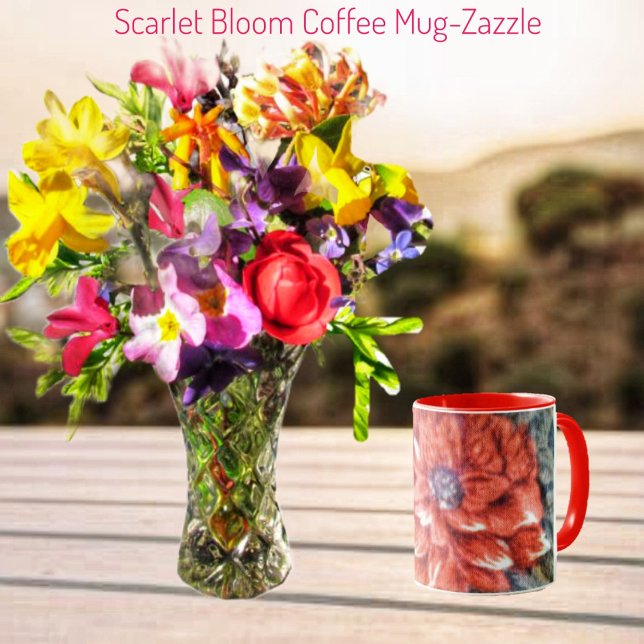 Scarlet Bloom Tasse (Von Creator hochgeladen)