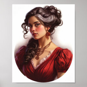 Scarlet Dragna aus Caraval Poster
