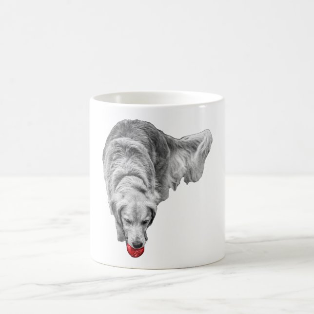 Scarlet Ember Blick Kaffeetasse (Mittel)
