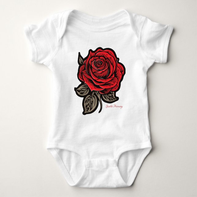 Scarlet Harmony Baby Strampler (Vorderseite)