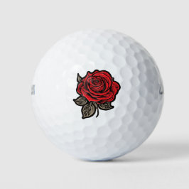 Scarlet Harmony Golfball