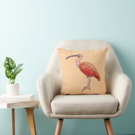 Scarlet Ibis Bird Kissen