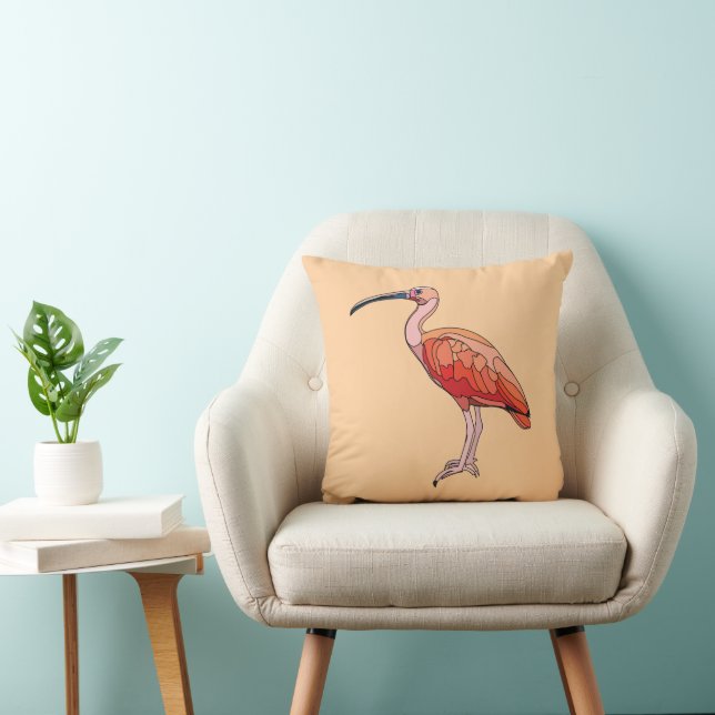 Scarlet Ibis Bird Kissen (Stuhl )
