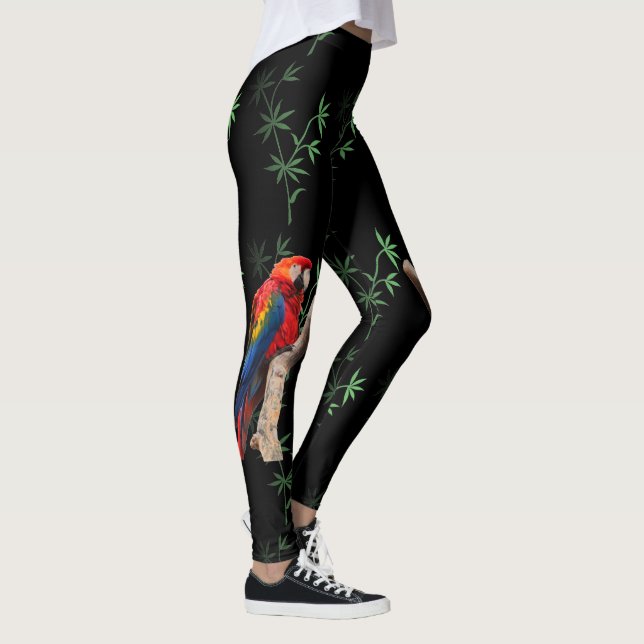 Scarlet Macaw Leggings (Rechts)