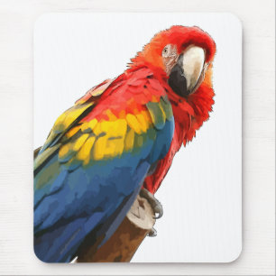 Scarlet Macaw Mouse Pad Mousepad