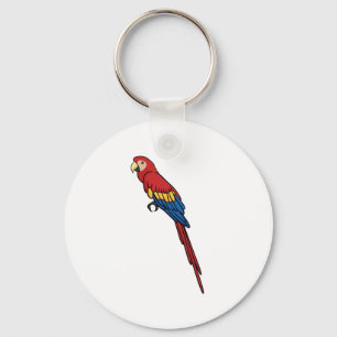 Scarlet Macaw Schlüsselanhänger