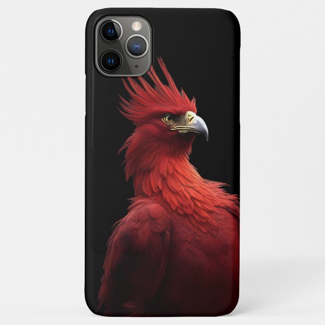 Scarlet Phoenix Sits stolz Case-Mate iPhone Hülle (Rückseite)