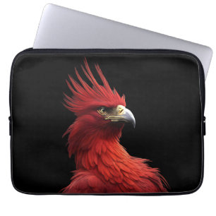 Scarlet Phoenix Sits stolz Laptopschutzhülle