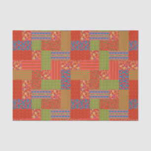 Scarlet Poppies Patterns Nostalgische Imitate Patc Seidenpapier