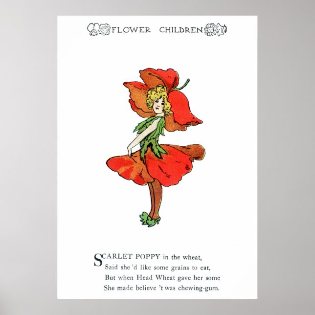 Scarlet Poppy Poster (Vorne)