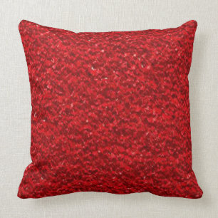 Scarlet Red Texture Kissen