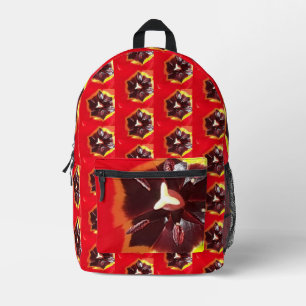 Scarlet Red Tulip Bedruckter Rucksack