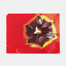 Scarlet Red Tulip Fußmatte