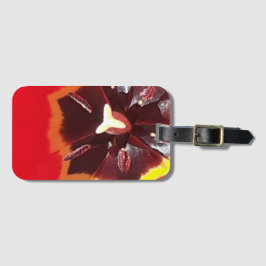 Scarlet Red Tulip Gepäckanhänger