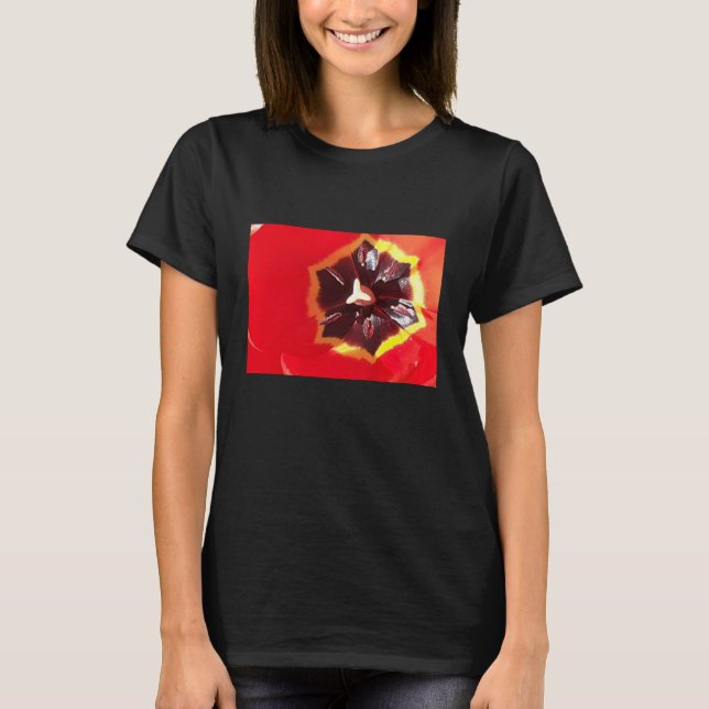Scarlet Red Tulip T-Shirt (Vorderseite)