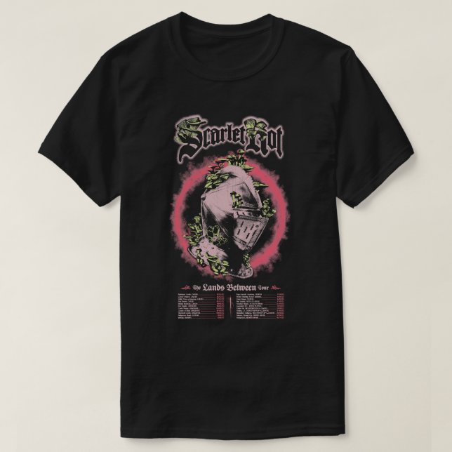 Scarlet Rot Tour T-Shirt (Design vorne)